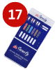 17 Panel Dip Card