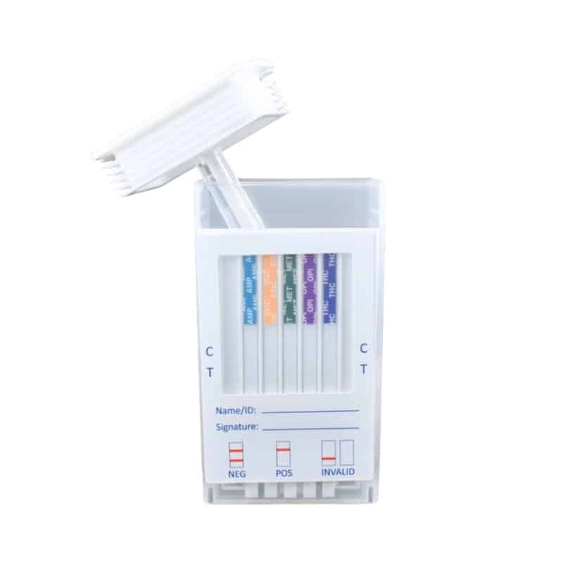 7 Panel Oral Swab Saliva Drug Test with Alcohol and THC