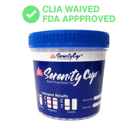 6 Panel Drug Test Cup with BZO, COC, MET, OPI, OXY and THC