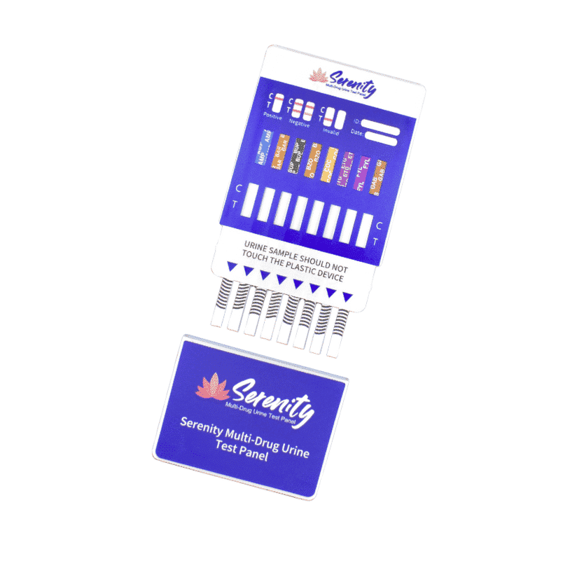 CLIA Waived 17 Panel Dip Card with Fentanyl and Nor Fentanyl, FDA Approved, as low as $1.69 Per Multi dip Panel