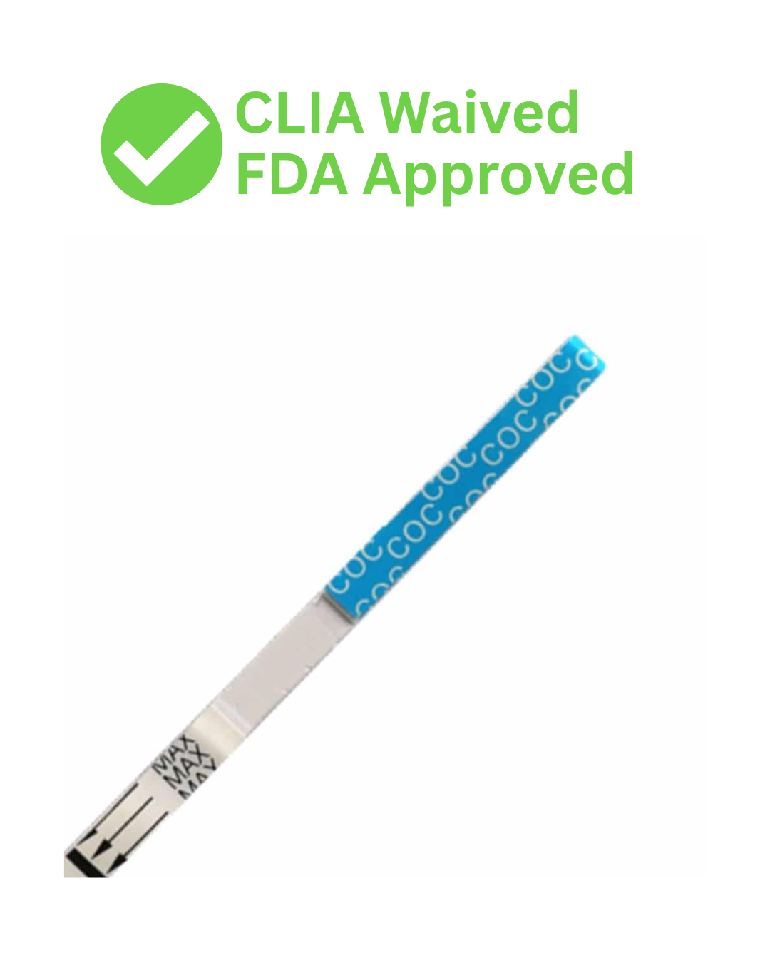 Cocaine Drug Test, Single Drug Test Strip