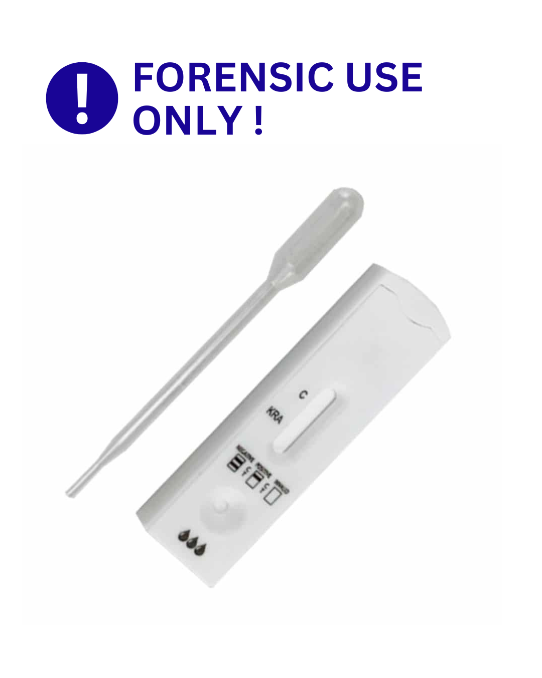 Kratom Drug Test Cartridges, Kratom Dip Test with Pipet