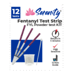 Fentanyl Test Strips Harm Reduction (Powder) 10ng/ml Water-Based Testing