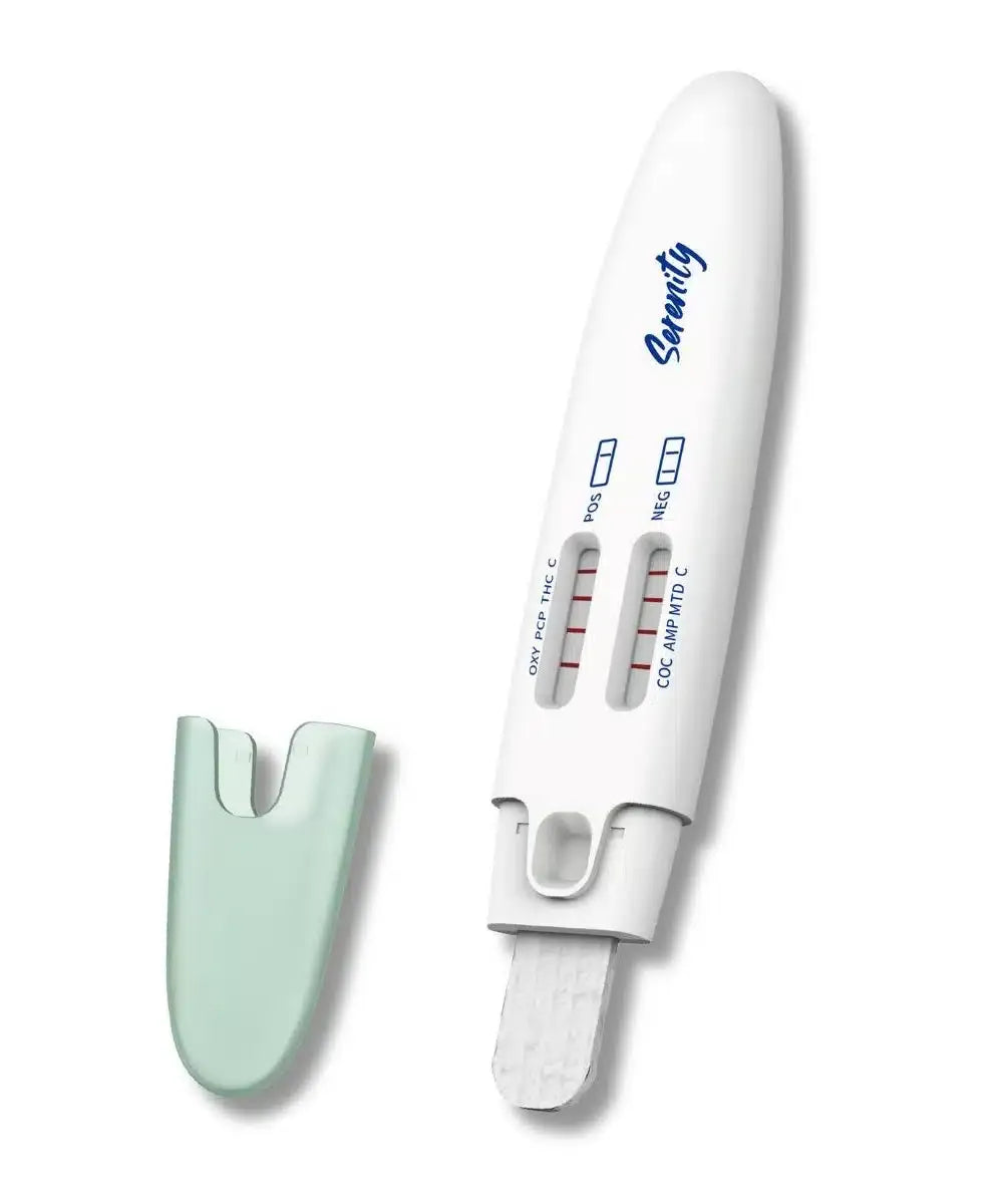 7 Panel Saliva Drug Test with Alcohol, Fentanyl & K2